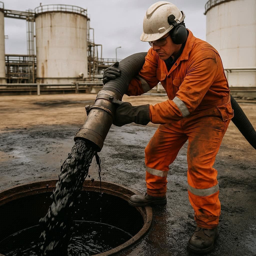 Откачка нефтепродуктов в Рошале